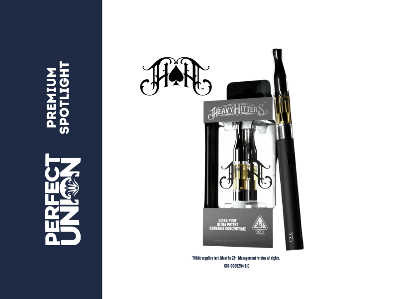 Heavy Hitters Premium Weed Brand at Perfect Union and Wild Seed Wellness