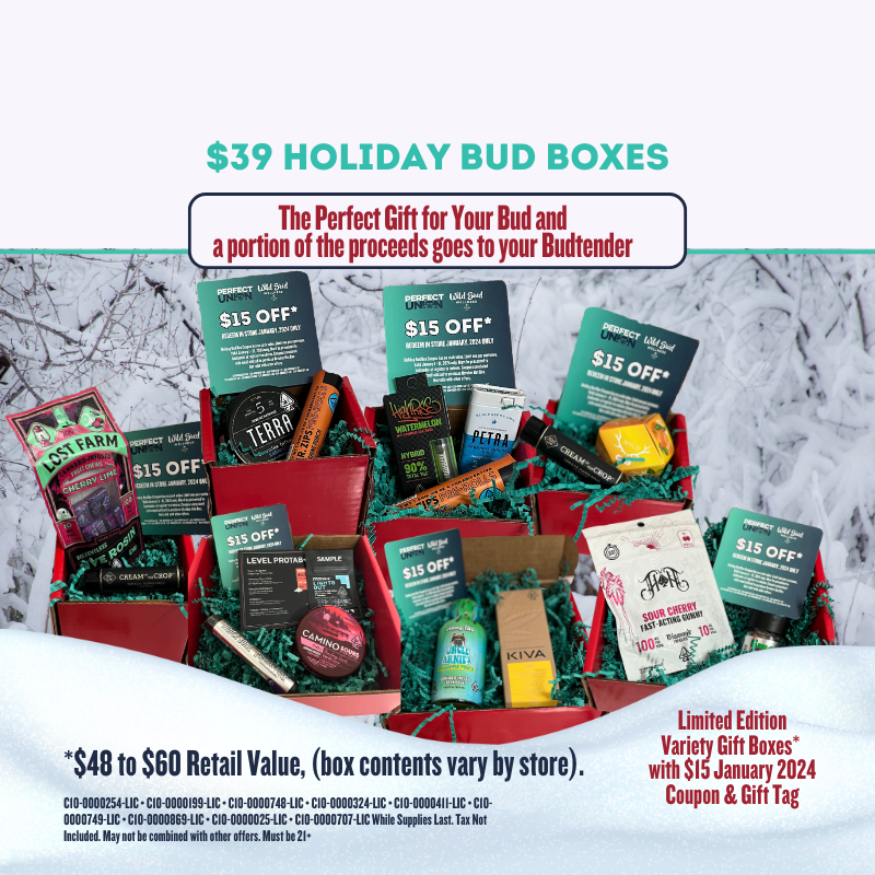 Best Holiday Gift at Perfect Union Shop $39 Holiday Bud Boxes