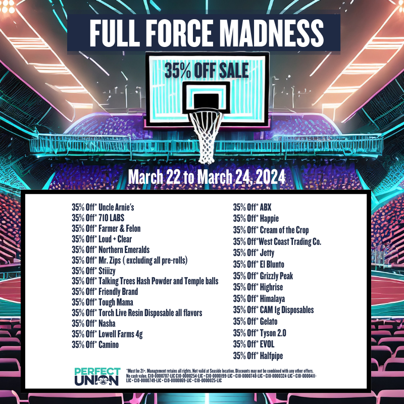 Perfect Union Full Force Madness March 22-24 Sale 2024 (800 x 800 px)