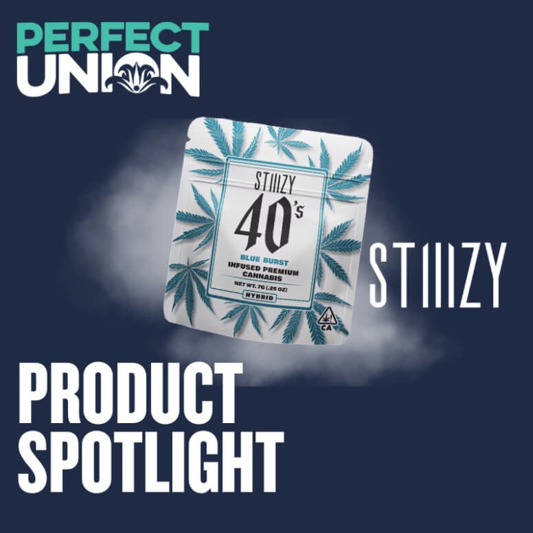 Stiiizy 40's 7g Infused Flower Blue Burst